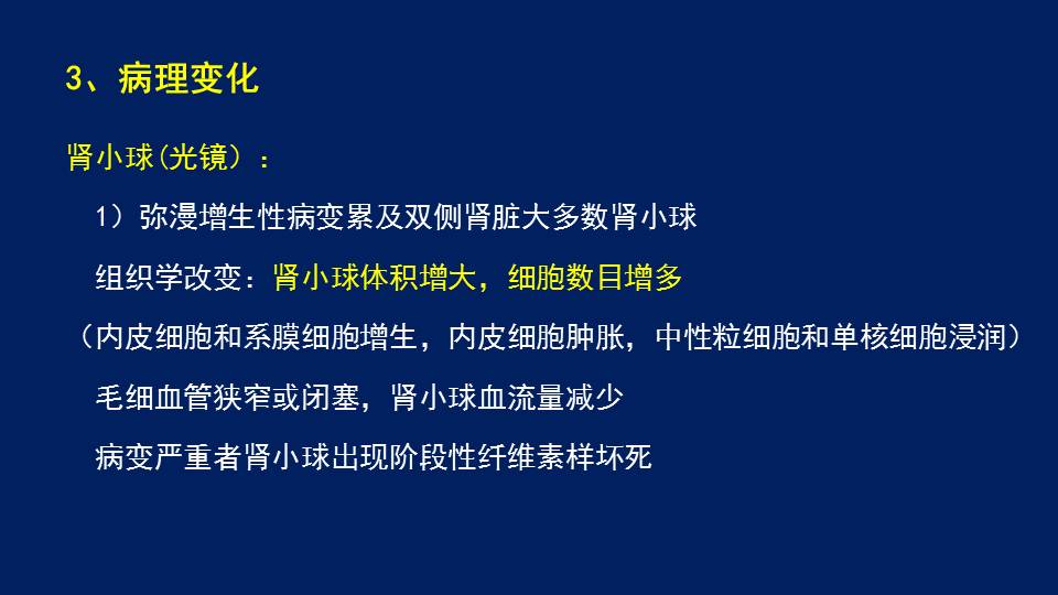 各類型腎炎的病理學研究2腎小球腎炎的病理分型及其病理變化一